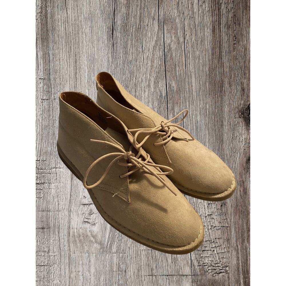 H & M tan suede men’s‎ shoes